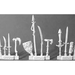 Tabletop Miniatures>Reaper Miniatures Weapons Pack IV #02455 Dark Heaven Legends Unpainted Metal - Your Source for Gaming Essentials