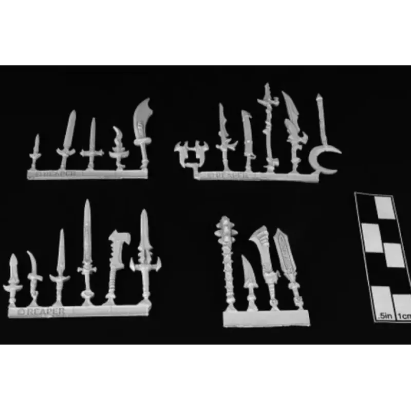 Tabletop Miniatures>Reaper Miniatures Weapons Pack VI (21) 03447 Dark Heaven Legends Unpainted Metal - Your Source for Gaming Essentials