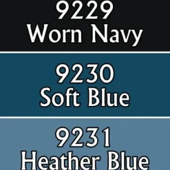 Tabletop Miniatures>Reaper Miniatures Weathered Blues #09777 Master Series Triads 3 Pack .5oz Paint - Your Source for Gaming Essentials