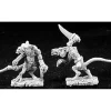 Tabletop Miniatures>Reaper Miniatures Wererats (2 Pieces) 02871 Dark Heaven Legends Unpainted Metal - Your Source for Gaming Essentials