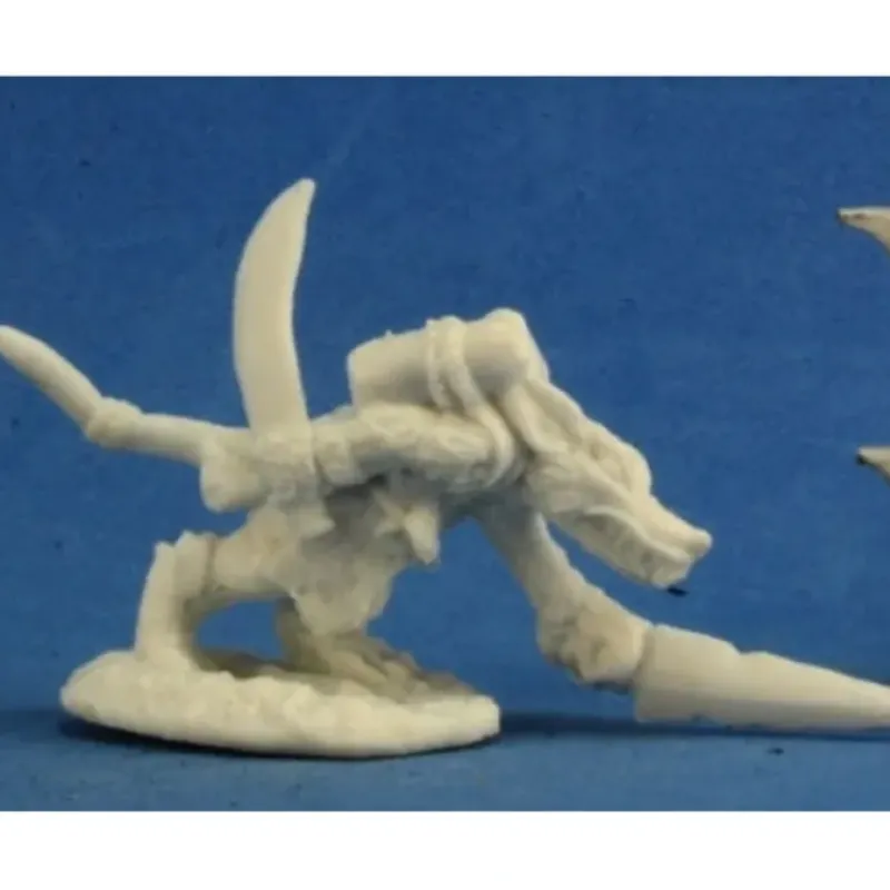 Tabletop Miniatures>Reaper Miniatures Wererat Stalker #77294 Bones Plastic D&D RPG Mini Figure - Your Source for Gaming Essentials