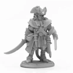 Tabletop Miniatures>Reaper Miniatures Wicked Hand: Vax Kreel, Hellborn Pirate #04021 Unpainted Metal Figure - Your Source for Gaming Essentials