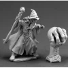 Tabletop Miniatures>Reaper Miniatures Wizard and Crystal Ball #03587 Dark Heaven Unpainted Metal - Your Source for Gaming Essentials
