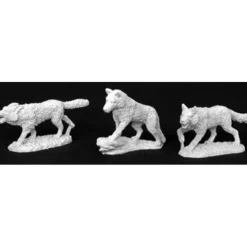 Tabletop Miniatures>Reaper Miniatures Wolf Pack (3 Pieces) #02830 Dark Heaven Unpainted Metal - Your Source for Gaming Essentials