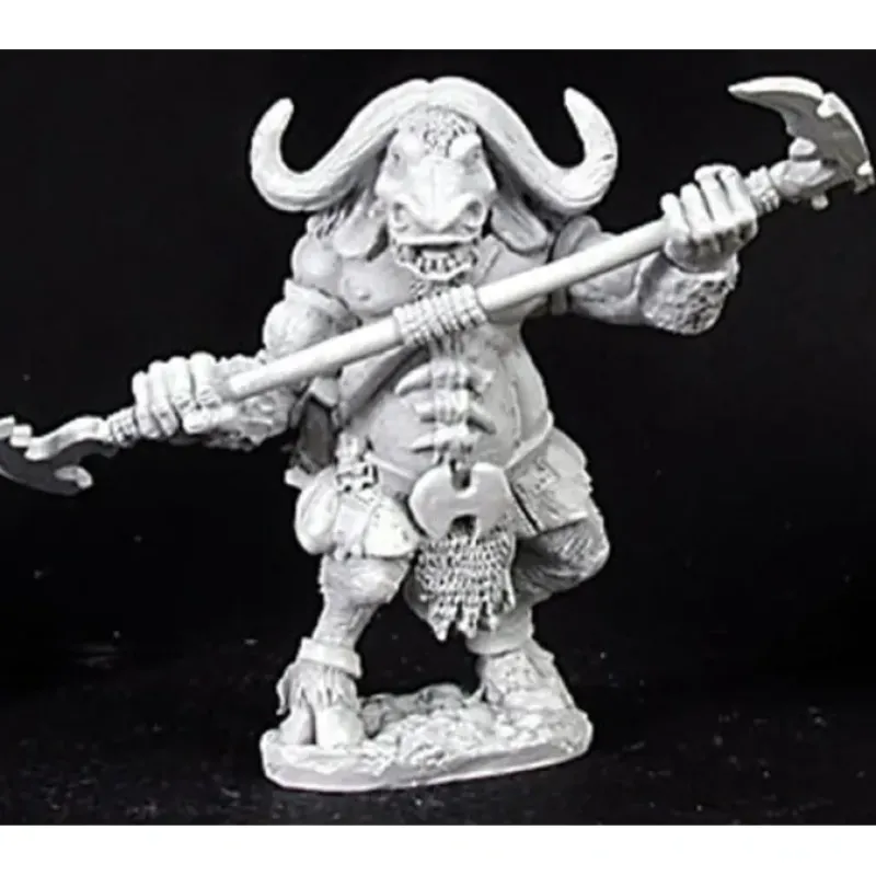 Tabletop Miniatures>Reaper Miniatures Yera Water Buffalo Minotaur #03013 Dark Heaven Unpainted Metal - Your Source for Gaming Essentials