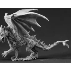 Tabletop Miniatures>Reaper Miniatures Young Ice Dragon #03338 Dark Heaven Legends Unpainted Metal - Your Source for Gaming Essentials