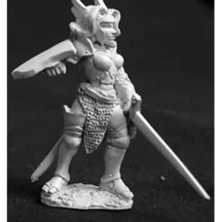 Tabletop Miniatures>Reaper Miniatures Yvonne, Warmaiden #02573 Dark Heaven Legends Unpainted Metal - Your Source for Gaming Essentials