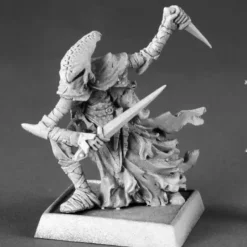 Tabletop Miniatures>Reaper Miniatures Zalash Dark Elf Assassin #14571 Darkreach Unpainted D&D Mini - Your Source for Gaming Essentials