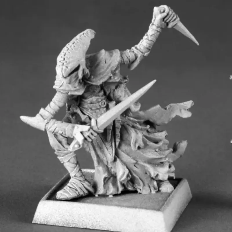 Tabletop Miniatures>Reaper Miniatures Zalash Dark Elf Assassin #14571 Darkreach Unpainted D&D Mini - Your Source for Gaming Essentials
