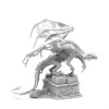 Tabletop Miniatures>Reaper Miniatures Zombie Dragon #77466 Bones Unpainted Gray Plastic Mini Figure - Your Source for Gaming Essentials