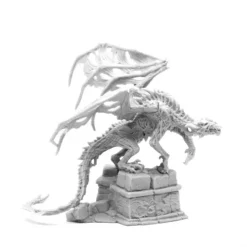 Tabletop Miniatures>Reaper Miniatures Zombie Dragon #77466 Bones Unpainted Gray Plastic Mini Figure - Your Source for Gaming Essentials