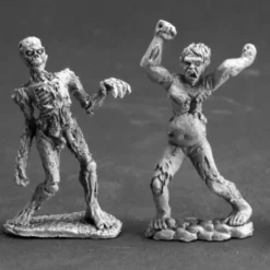 Tabletop Miniatures>Reaper Miniatures Zombies (2 Pieces) #03620 Dark Heaven Legends Unpainted Metal - Your Source for Gaming Essentials