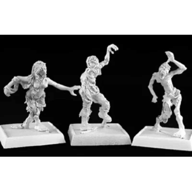 Tabletop Miniatures>Reaper Miniatures Zombies (9) Necro Adept 06135 Warlord Army Pack Unpainted Mini - Your Source for Gaming Essentials