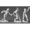 Tabletop Miniatures>Reaper Miniatures Zombies (3 Pieces) #03471 Dark Heaven Legends Unpainted Metal - Your Source for Gaming Essentials