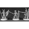 Tabletop Miniatures>Reaper Miniatures Zulu Warriors II (3) #50185 Chronoscope D&D RPG Mini Figure - Your Source for Gaming Essentials