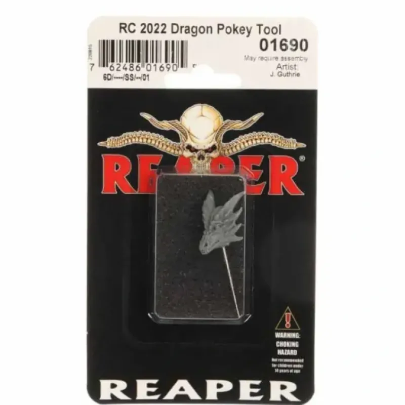 Tabletop Miniatures>ReaperCon 2022 Pokey Tool - Dragon Bust - Your Source for Gaming Essentials