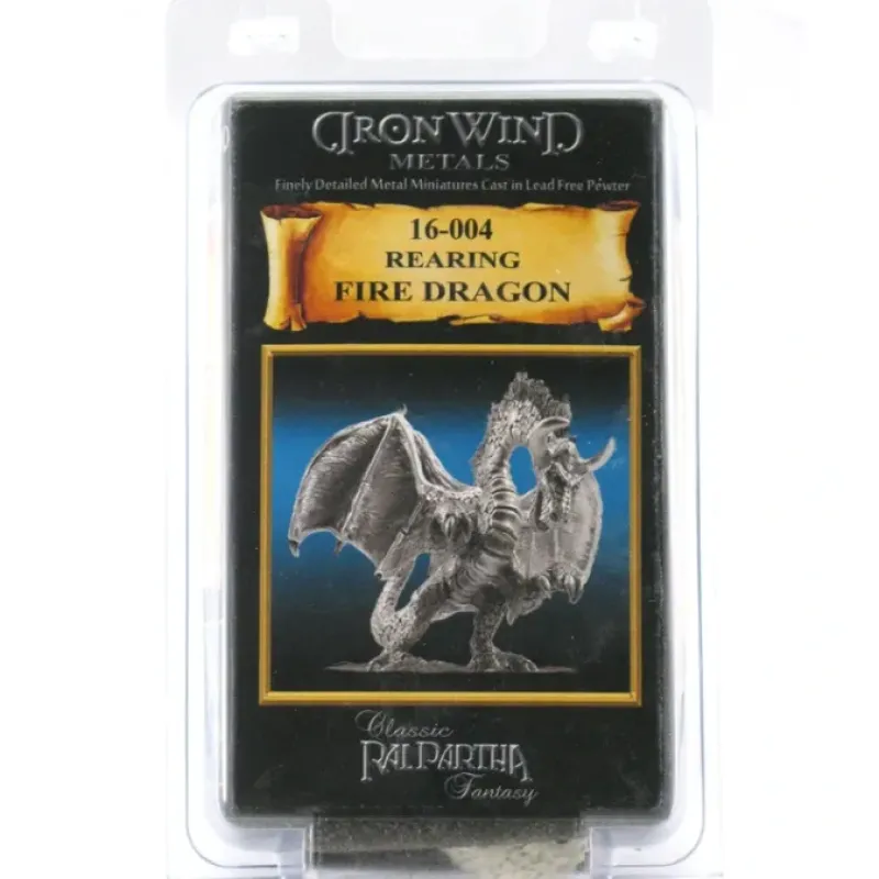 Tabletop Miniatures>Rearing Fire Dragon #16-004 Classic Ral Partha Fantasy RPG Metal Figure - Your Source for Gaming Essentials