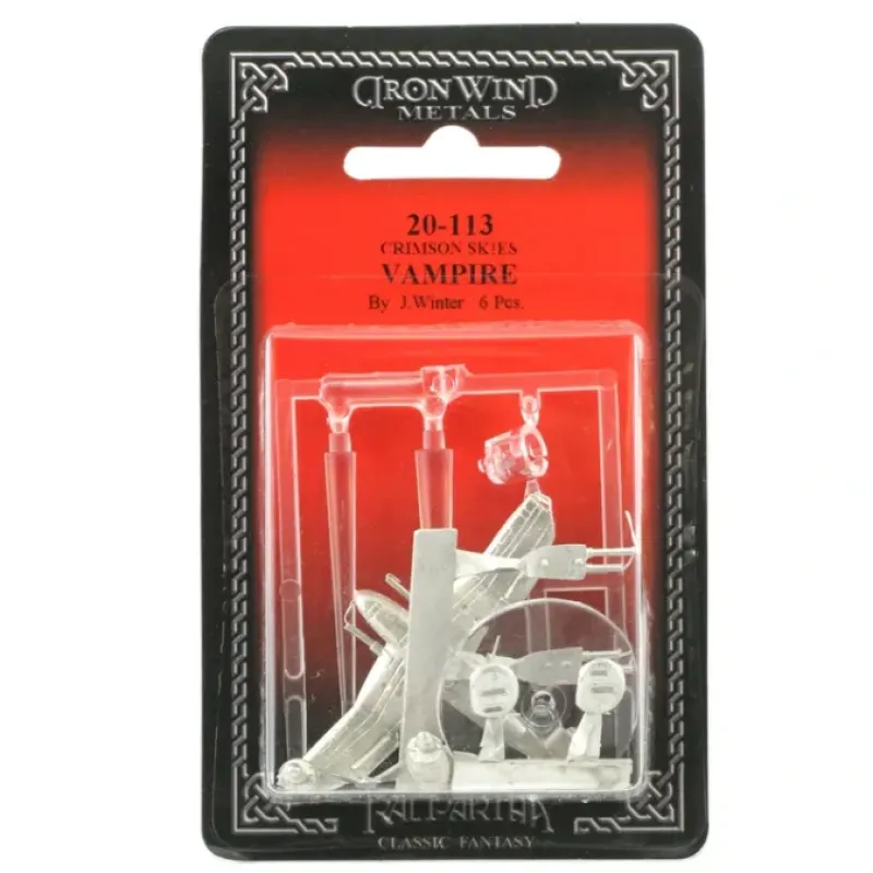 Tabletop Miniatures>Sanderson Fb14 Vampire #20-113 Crimson Skies RPG Metal Ral Partha Figure - Your Source for Gaming Essentials