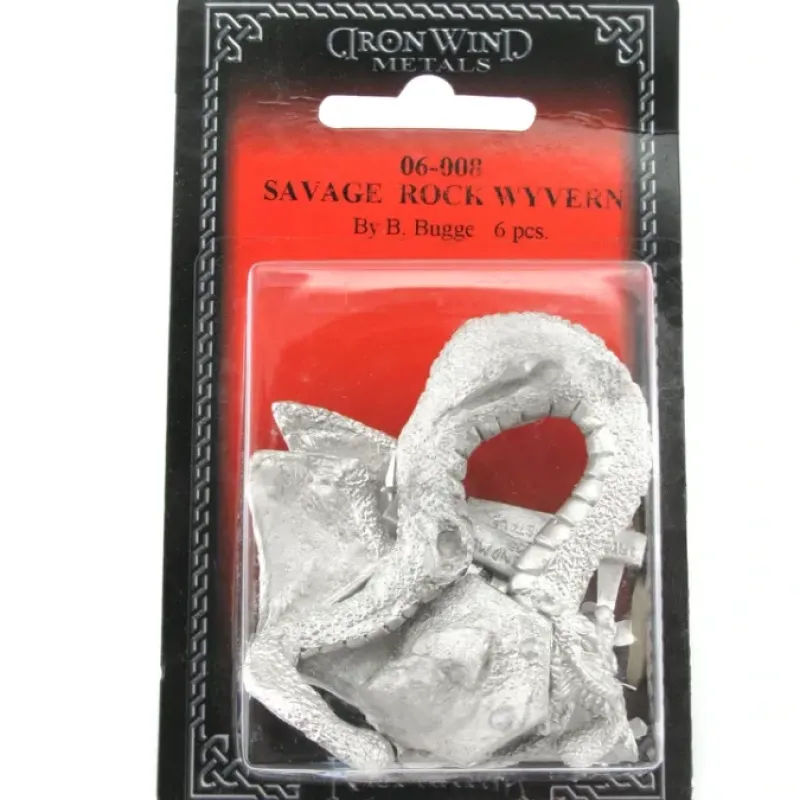 Tabletop Miniatures>Savage Rock Wyvern #06-008 Classic Ral Partha Fantasy RPG Metal Figure - Your Source for Gaming Essentials