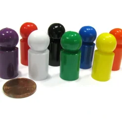 Board Games>Set of 80 Ball Pawns 30mm Peg Pieces for Board Game Play - Assorted Colors - Your Source for Gaming Essentials