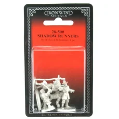 Tabletop Miniatures>Shadow Runners (4) #20-500 Shadowrun RPG Metal Ral Partha Figure - Your Source for Gaming Essentials