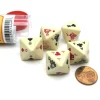 Dice>8-Sided Poker Dice Game with 5 Dice Travel Tube and Gaming Instructions - Your Source for Gaming Essentials