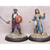 Tabletop Miniatures>Slaver and Captive Princess #01-253 Classic Ral Partha Fantasy RPG Metal Figure - Your Source for Gaming Essentials