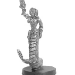 Tabletop Miniatures>S'Sylaara, Naga Priestess #06-001 Classic Ral Partha Fantasy RPG Metal Figure - Your Source for Gaming Essentials