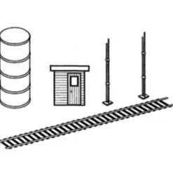 Stewart 304 HO Branchline Cattle Spraying Facility Cast - Your Source for Gaming Essentials* Best