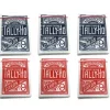 Cards>Tally-Ho, Fan Circle Back Style, Playing Cards - 3 Red and 3 Blue Decks - Your Source for Gaming Essentials