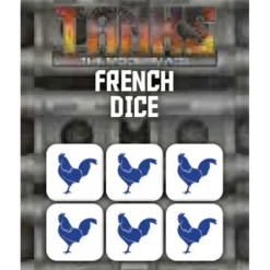 Dice>Tanks: The Modern Age - French Dice Set (6 Dice) - Your Source for Gaming Essentials