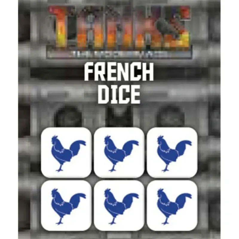 Dice>Tanks: The Modern Age - French Dice Set (6 Dice) - Your Source for Gaming Essentials