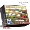 Tabletop Miniatures>The Army Painter Warpaints: Mega Paint Set - 50 Warpaints and Painting Guide - Your Source for Gaming Essentials