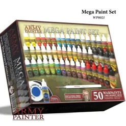Tabletop Miniatures>The Army Painter Warpaints: Mega Paint Set - 50 Warpaints and Painting Guide - Your Source for Gaming Essentials