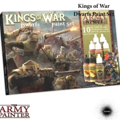 Tabletop Miniatures>The Army Painter Warpaints: Kings of War Dwarfs Paint Set - 10 Warpaints - Your Source for Gaming Essentials