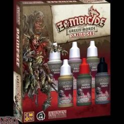Tabletop Miniatures>The Army Painter Warpaints - Zombicide Black Plague Green Horde Paint Set - Your Source for Gaming Essentials