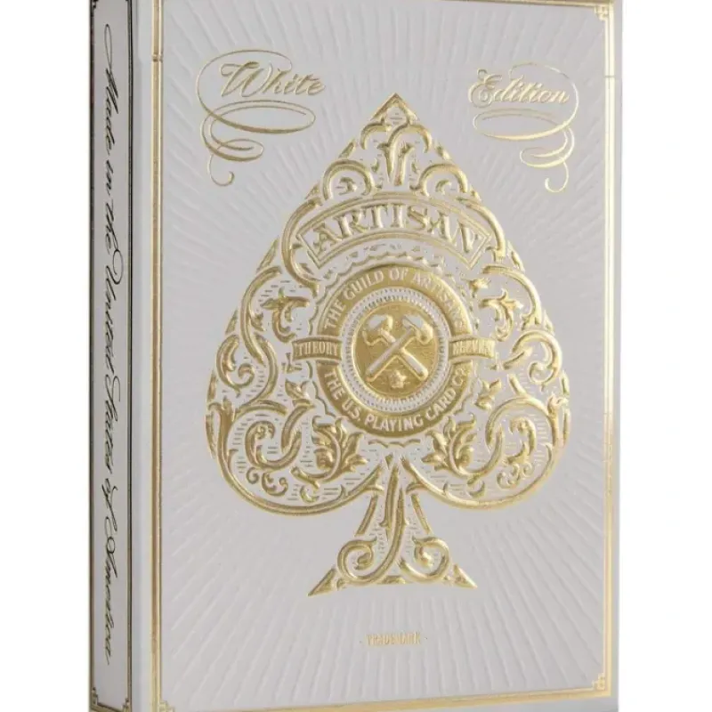 Cards>Theory11 Artisans Playing Cards - 1 Sealed White Deck - Your Source for Gaming Essentials