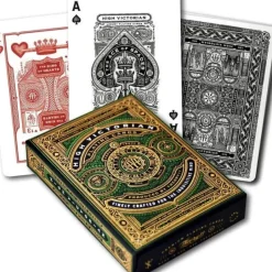Cards>Theory11 High Victorian Playing Cards - 1 Sealed Green Deck - Your Source for Gaming Essentials