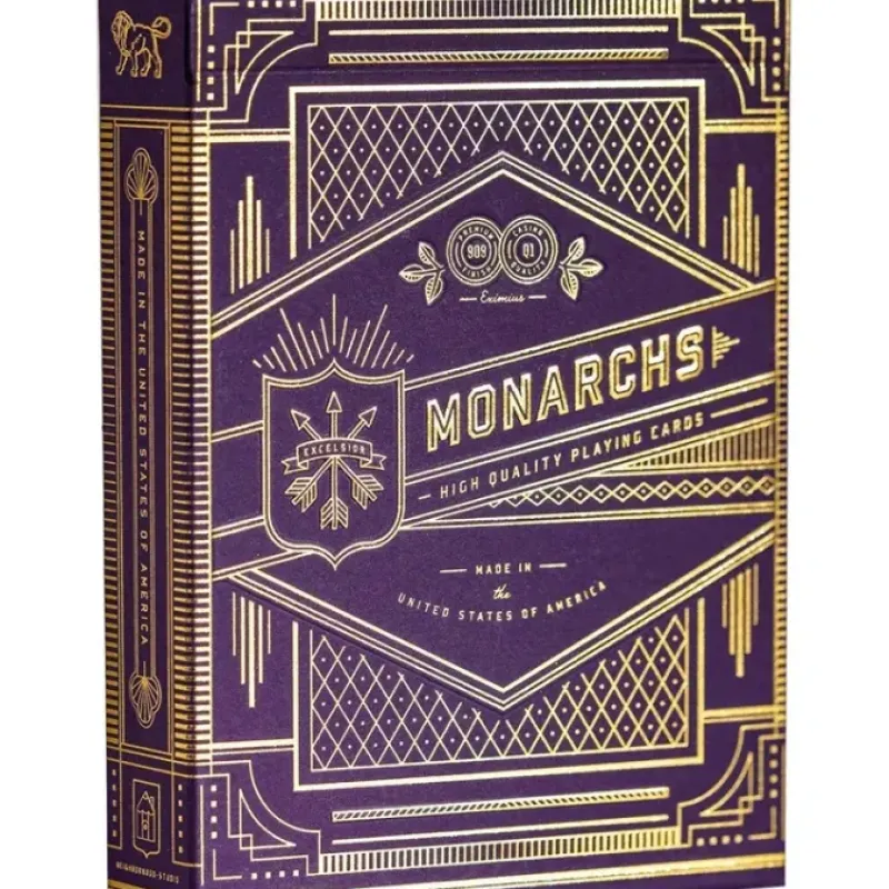 Cards>Theory11 Purple Monarchs Playing Cards - Your Source for Gaming Essentials