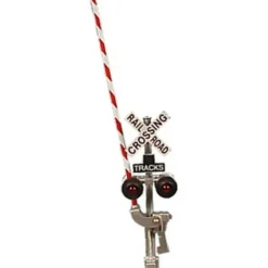 Tomar Industries 863 HO RR Crossing Signal w/Gate four LED,s 2-front,2-back - Your Source for Gaming Essentials* New
