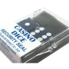 Dice>Transparent Precision Casino 3/4" Dice, 2 Pieces in Case - Blue with White Pips - Your Source for Gaming Essentials