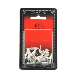Tabletop Miniatures>Tribals (4) #20-519 Shadowrun RPG Metal Ral Partha Figure - Your Source for Gaming Essentials