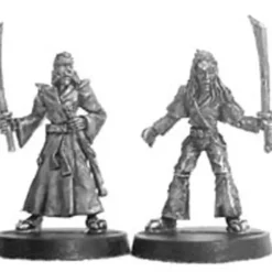 Tabletop Miniatures>Unarmored Samurai (2) #04-301 Classic Ral Partha Fantasy RPG Metal Figure - Your Source for Gaming Essentials