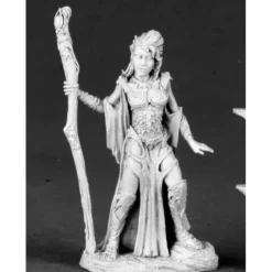 Tabletop Miniatures>Unpainted Autumn Bronzeleaf Female Elf Wizard 03492 Dark Heaven - Your Source for Gaming Essentials