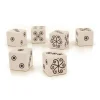 Dice>Vaesen Nordic Horror RPG Dice Set - 6 White Dice - Your Source for Gaming Essentials