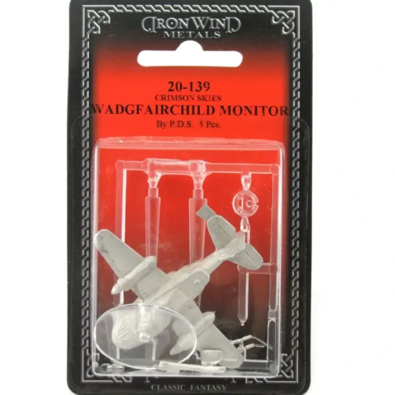 Tabletop Miniatures>Wagd Fairchild Monitor #20-139 Crimson Skies RPG Metal Ral Partha Figure - Your Source for Gaming Essentials