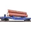 Walthers 931-1770 HO Alaska Railroad Log Dump Car w/3 Logs #17102 - Ready to Run - Your Source for Gaming Essentials* Best