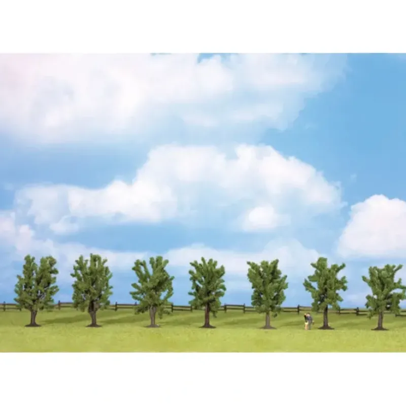 Walthers 949-1161 HO & N Deciduous Trees 3.12" SceneMaster (Pack of 7) - Your Source for Gaming Essentials* Outlet