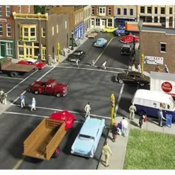 Walthers 933-3195 HO Asphalt Street System Straight Sections (Pack of 10) - Your Source for Gaming Essentials* New