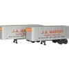 Walthers 949-2353 HO Assembled J.A. Garvey 32' Trailer (Pack of 2) - Your Source for Gaming Essentials* Outlet